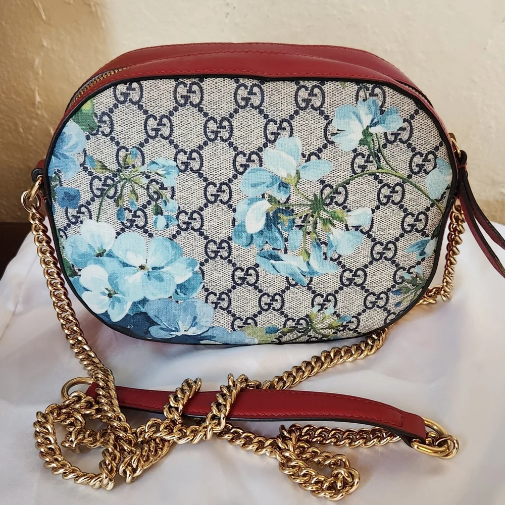 Gucci Blooms Floral Supreme Chain Crossbody - Picture 3 of 12